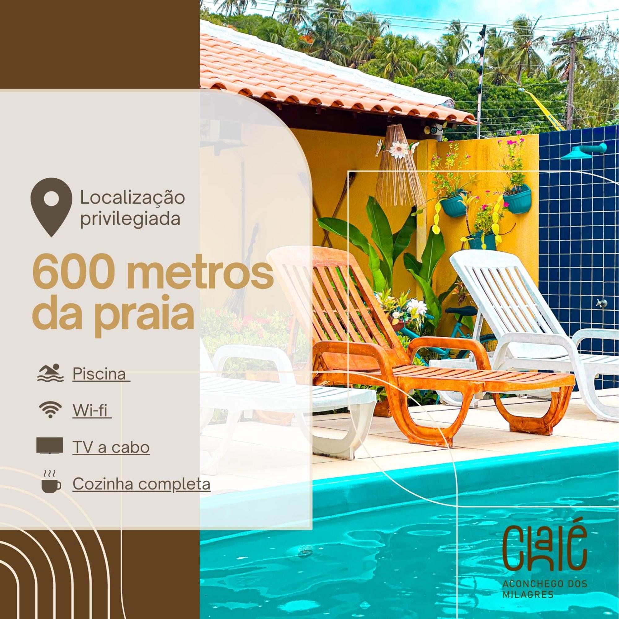 Chale Aconchego Dos Milagres Villa เซามิเกลโดสมีลาเกรส ภายนอก รูปภาพ