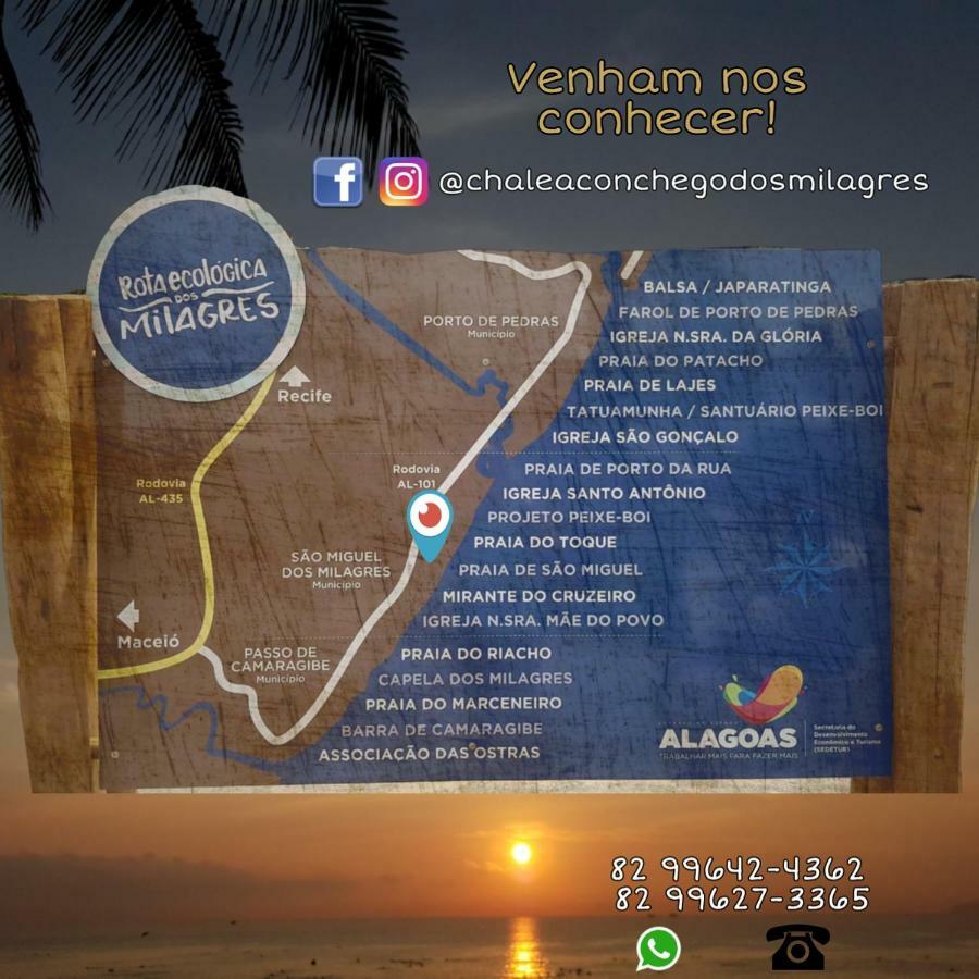 Chale Aconchego Dos Milagres Villa เซามิเกลโดสมีลาเกรส ภายนอก รูปภาพ